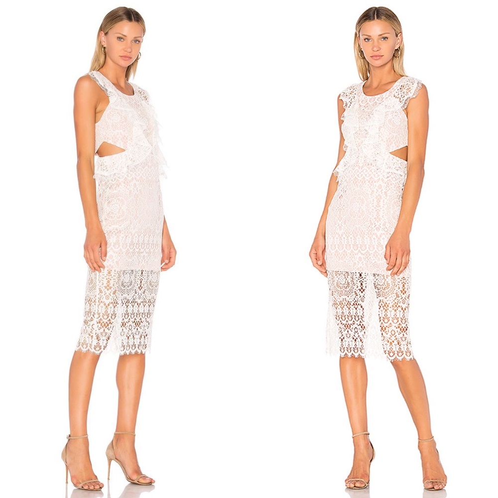 Alexis Pepa Lace Midi Dress